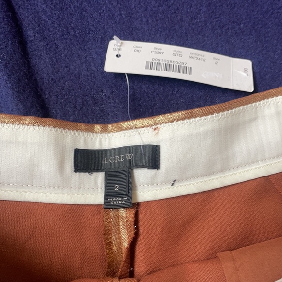 Iredescent Metalic Linen/ Cotton Shorts - Picture 4 of 8